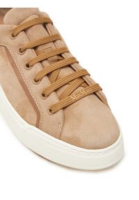 Max Mara Sneakersy 2514761011650 Brązowy. Kolor: brązowy. Materiał: skóra #5