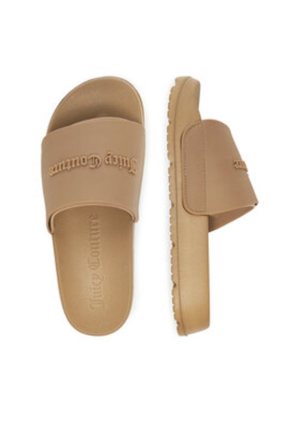 Juicy Couture Klapki PJC2 Beżowy. Kolor: beżowy. Materiał: syntetyk