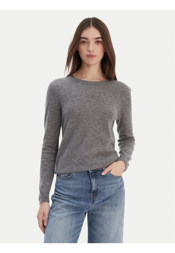 United Colors of Benetton - United Colors Of Benetton Sweter 1002D1K01 Szary Regular Fit. Kolor: szary. Materiał: wełna