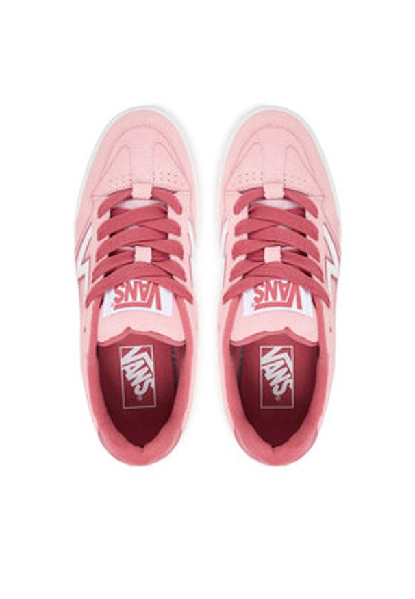 Vans Sneakersy Upland VN000D70ZRY1 Różowy. Kolor: różowy. Materiał: zamsz, skóra