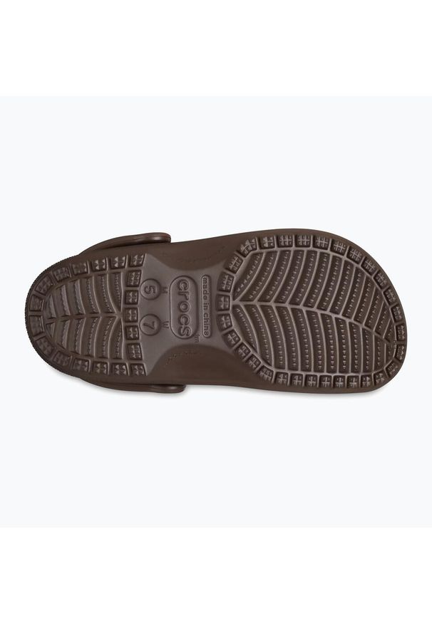 Klapki Crocs Classic. Kolor: brązowy