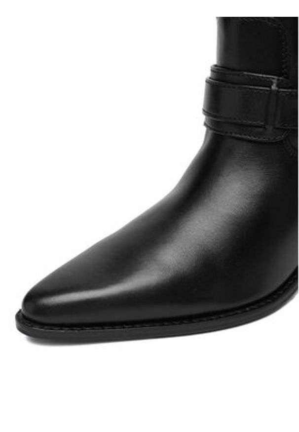 Badura Kowbojki EO-CELINE-121862 Czarny. Kolor: czarny. Materiał: skóra