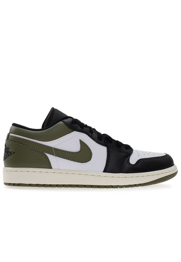 Buty męskie Nike Air Jordan 1 Low 553558-092 - multikolor. Kolor: wielokolorowy. Materiał: guma, skóra. Szerokość cholewki: normalna