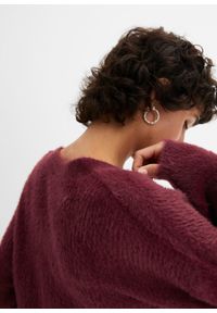 bonprix - Sweter rozpinany. Kolor: czerwony. Długość: krótkie #2