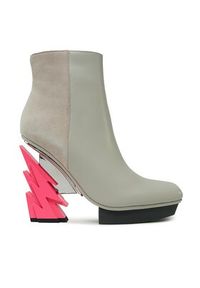 United Nude Botki Glam Square 1075079816 Biały. Kolor: biały