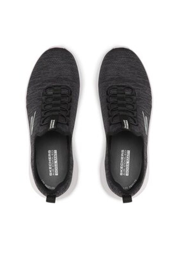 skechers - Skechers Sneakersy Go Walk Flex - Ultra 216484/BKW Szary. Kolor: szary. Materiał: materiał