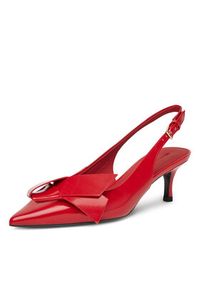 Gino Rossi Czółenka EDEN-V2020-13-1 Czerwony. Kolor: czerwony. Materiał: lakier, skóra #4