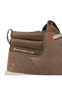 CATerpillar Sneakersy Proxy Mid P110391 Brązowy. Kolor: brązowy. Materiał: skóra #5