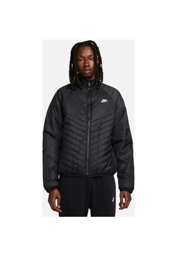 Kurtka uniwersalna męska Nike Midweight Puffer. Kolor: czarny. Materiał: syntetyk