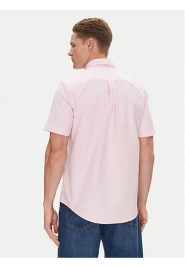 TOMMY HILFIGER - Tommy Hilfiger Koszula Heritage MW0MW36272 Różowy Regular Fit. Kolor: różowy. Materiał: bawełna