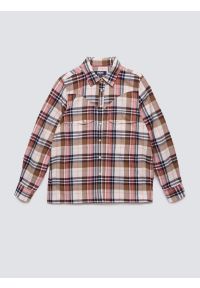 Big-Star - Koszula damska flanelowa w kratę z kolekcji Authentic różowa Nonu 000. Kolor: wielokolorowy. Materiał: bawełna, tkanina. Wzór: kratka, ze splotem, kolorowy