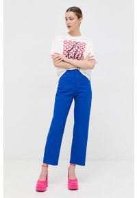 Weekend Max Mara t-shirt bawełniany kolor biały. Kolor: biały. Materiał: bawełna #5