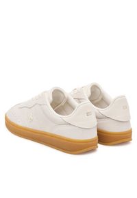 TOMMY HILFIGER - Tommy Hilfiger Sneakersy Heritage FW0FW08822 Biały. Kolor: biały. Materiał: zamsz, skóra #3