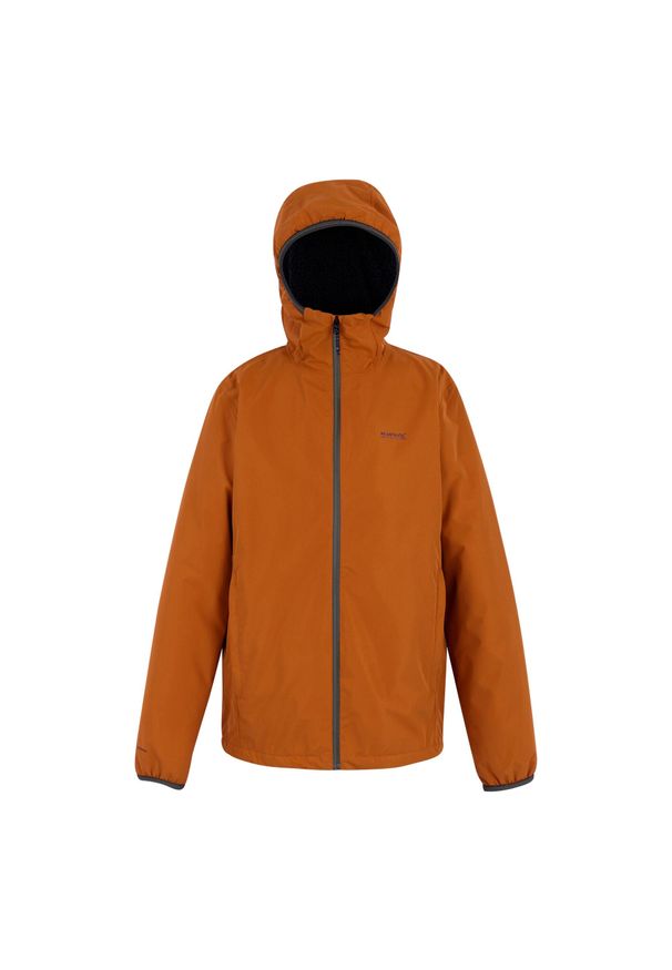 Regatta - Męska Kurtka Wodoodporna Caspen. Kolor: pomarańczowy. Sport: turystyka piesza