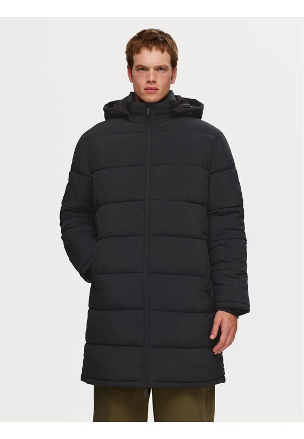 Selected Homme Płaszcz zimowy Cooper 16089959 Czarny Regular Fit. Kolor: czarny. Materiał: syntetyk. Sezon: zima