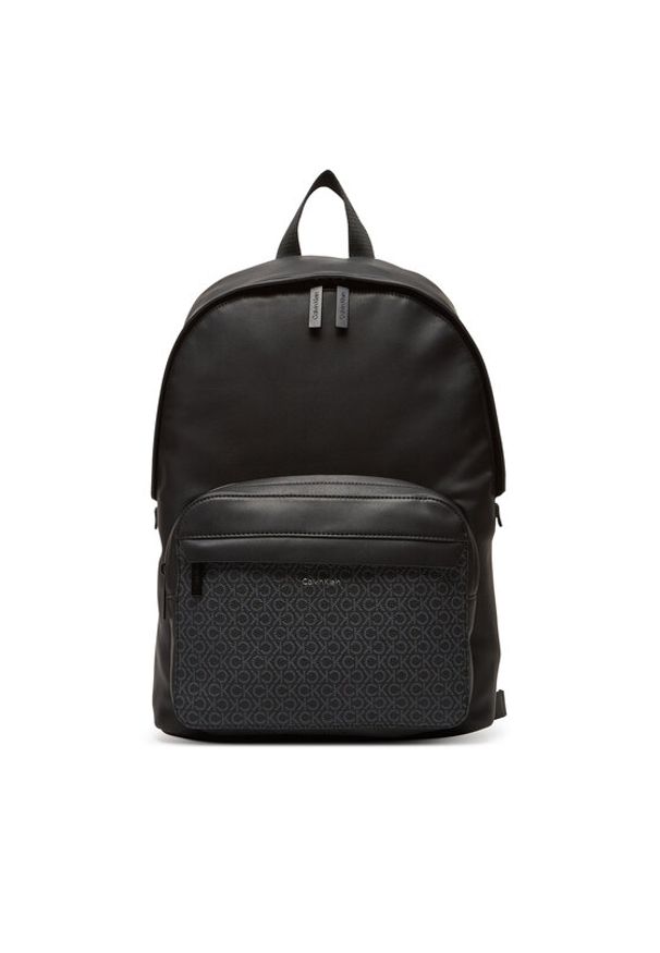 Calvin Klein Plecak Ck Must Mono Backpack LV04D3187G Czarny. Kolor: czarny. Materiał: skóra