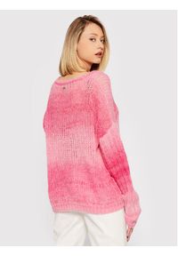 Guess Sweter Ariane W1BR14 Z2W30 Różowy Relaxed Fit. Kolor: różowy. Materiał: syntetyk #2