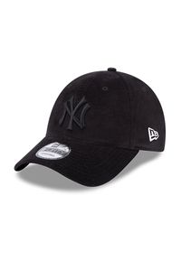 Czapka z daszkiem New Era New York Yankees Cord 60364179 - czarna. Kolor: czarny. Materiał: bawełna, materiał, elastan. Wzór: aplikacja. Styl: sportowy, elegancki #1