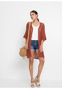 bonprix - Top z czystej bawełny organicznej. Typ kołnierza: kołnierz z falbankami. Kolor: biały. Materiał: bawełna #3