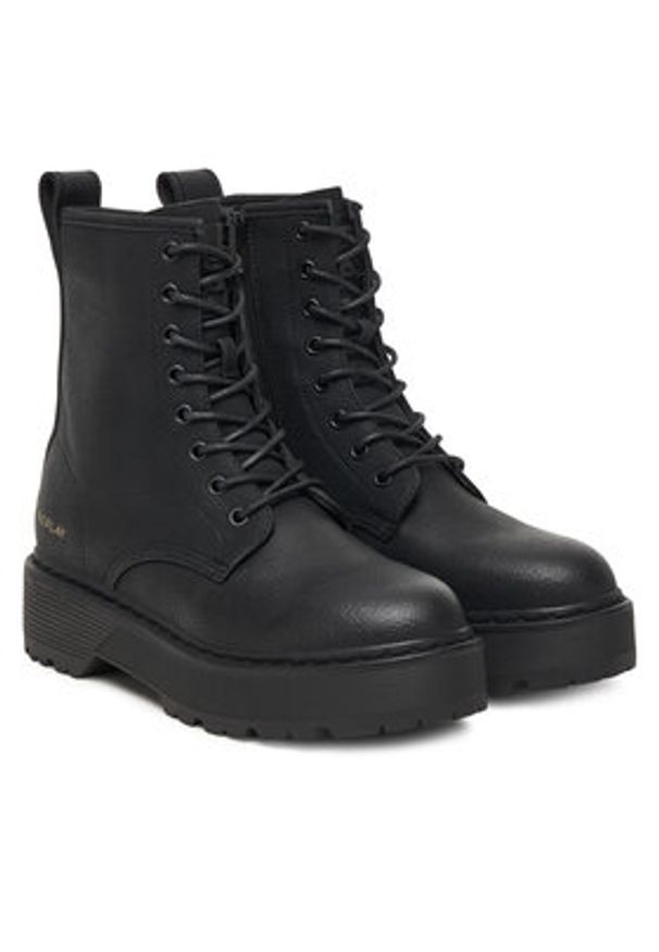 Replay - REPLAY Trapery Luisa GWL63 .000.C0086S Czarny. Kolor: czarny. Materiał: skóra