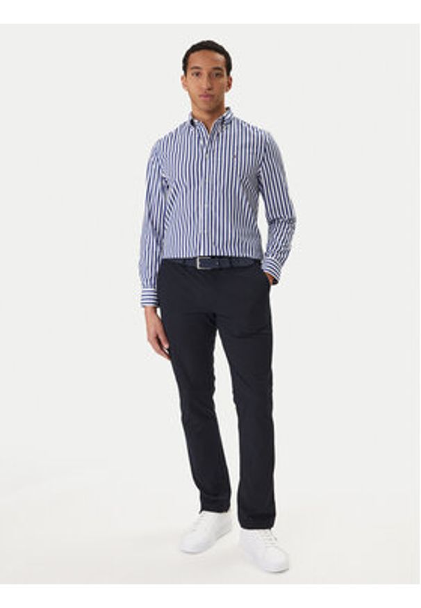 TOMMY HILFIGER - Tommy Hilfiger Koszula MW0MW42440 Niebieski Regular Fit. Kolor: niebieski. Materiał: bawełna
