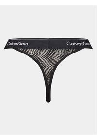 Calvin Klein Underwear Stringi 000QF7714E Czarny. Kolor: czarny. Materiał: syntetyk