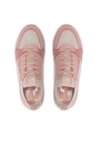 MICHAEL Michael Kors Sneakersy Billie Knit Trainer 43S3BIFS2D Różowy. Kolor: różowy. Materiał: materiał #3