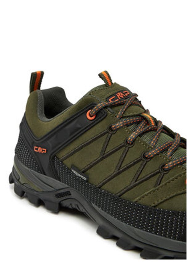 CMP Trekkingi Rigel Low 3Q13247 Zielony. Kolor: zielony. Materiał: zamsz, skóra. Sport: turystyka piesza