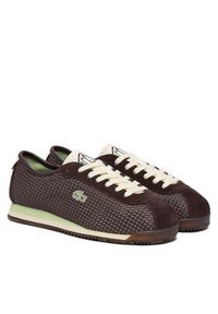 Lacoste Sneakersy Athleisure 51SFA0051 Brązowy. Kolor: brązowy. Materiał: materiał #4