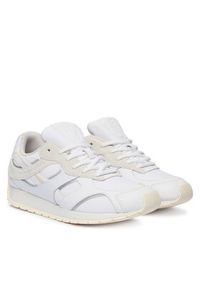 TOMMY HILFIGER - Tommy Hilfiger Sneakersy Th Modern Runner Mix Mat FW0FW09098 Biały. Kolor: biały. Materiał: skóra #2