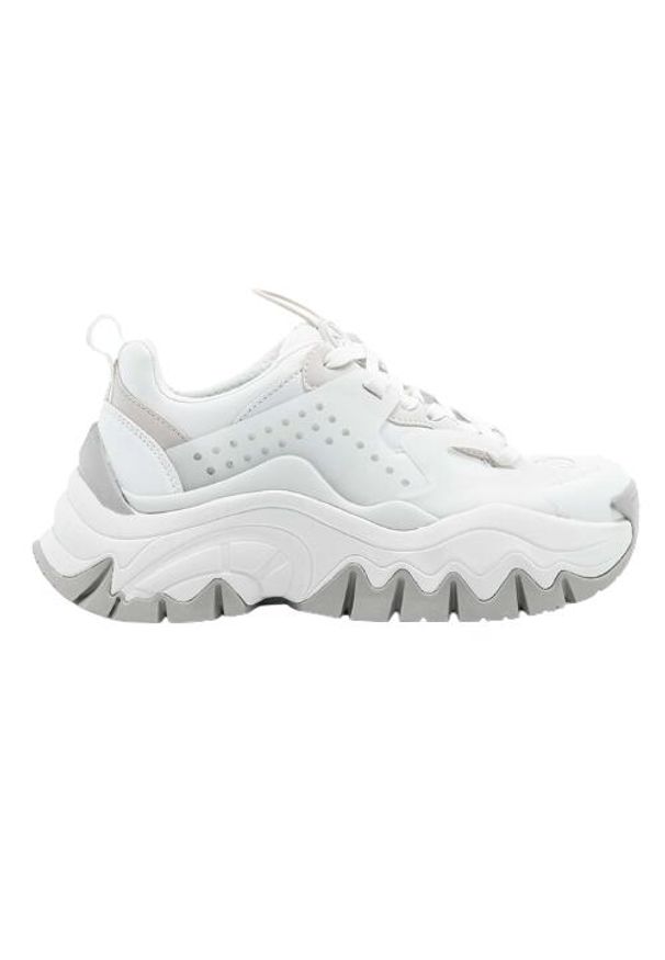 Buty do chodzenia damskie Buffalo Vegan Nappa. Kolor: biały. Sport: turystyka piesza
