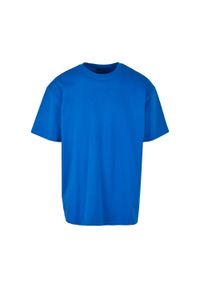 BUILD YOUR BRAND - Ponadwymiarowa Koszulka Dla Dorosłych Unisex Heavyweight. Kolor: niebieski