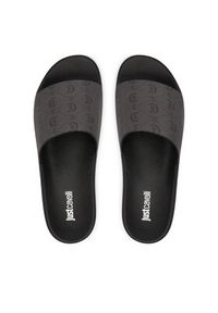 Just Cavalli Klapki 80QA3SZ4 ZSE56 Szary. Kolor: szary. Materiał: syntetyk #5