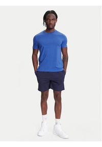Kappa T-Shirt Logo Korpo Cafers 304J150 Niebieski Slim Fit. Kolor: niebieski. Materiał: bawełna