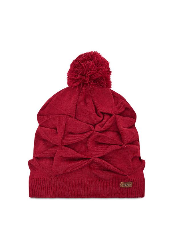 CMP Czapka Knitted Hat 5505010 Bordowy. Kolor: czerwony. Materiał: materiał