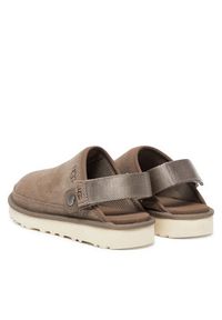 Ugg Klapki M Goldencoast Clog II 1166915 Szary. Kolor: szary. Materiał: zamsz, skóra