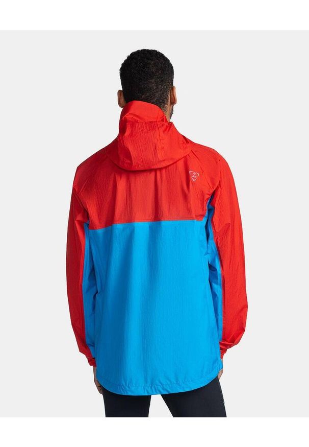 Męska kurtka hardshell Kilpi HURRICANE-M. Kolor: czerwony. Materiał: nylon. Sport: turystyka piesza