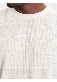 Karl Kani Bluza Signature Paisley Waffle PD00005328 Beżowy Regular Fit. Kolor: beżowy. Materiał: bawełna. Wzór: paisley