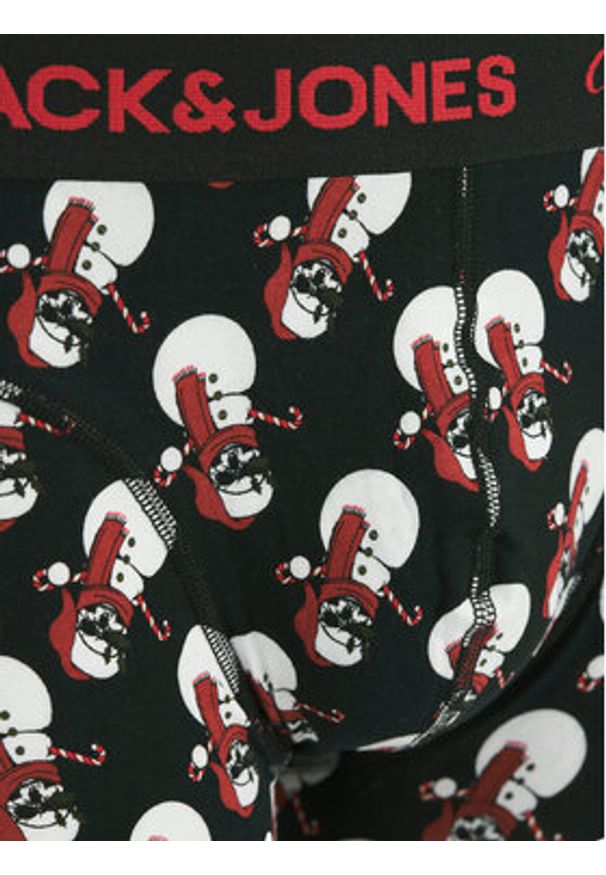 Jack & Jones Komplet bokserki i skarpety Snow Skulls Giftbox 12285138 Czarny. Kolor: czarny. Materiał: bawełna