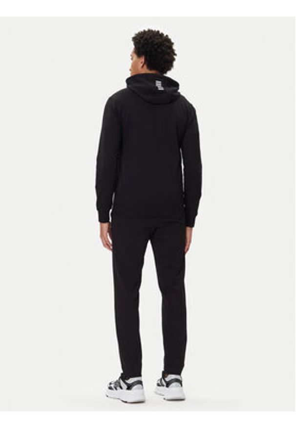 EA7 Emporio Armani Dres 8NPV62 PJVRZ UC001 Czarny Regular Fit. Kolor: czarny. Materiał: bawełna