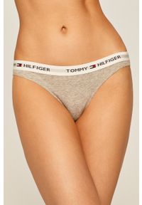 TOMMY HILFIGER - Tommy Hilfiger - Figi Cotton bikini Iconic. Kolor: szary