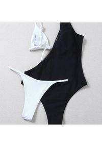 Intica - Strój kąpielowy prążkowany asymetryczny szybkoschnący Gerta. Kolor: wielokolorowy. Materiał: prążkowany. Długość: długie #2