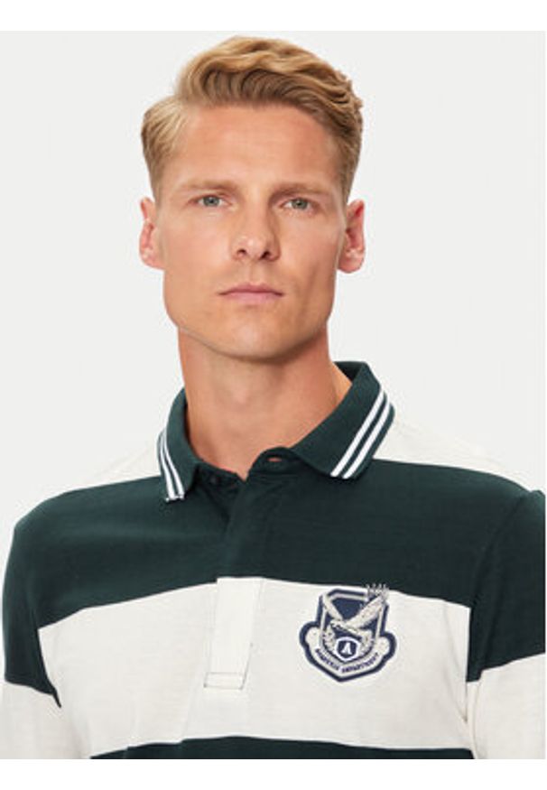 Brave Soul Polo MLT-36LICINIUS Kolorowy Regular Fit. Typ kołnierza: polo. Materiał: bawełna. Wzór: kolorowy