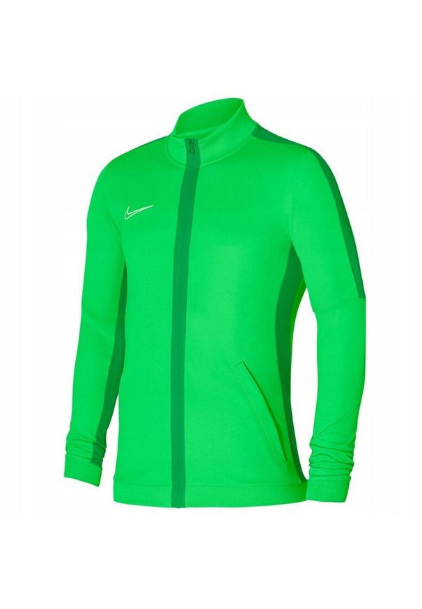 Nike - Męska Kurtka Academy DriFIT. Kolor: zielony. Sport: turystyka piesza