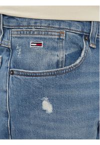 Tommy Jeans Szorty jeansowe Ronnie DM0DM18794 Niebieski Slim Fit. Kolor: niebieski. Materiał: bawełna