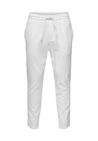 Only & Sons Spodnie materiałowe 22024966 Biały Tapered Fit. Kolor: biały. Materiał: bawełna #6