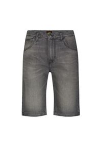 Lee - LEE MĘSKIE SPODNIE JEANSOWE 5 POCKET SHORT WASHED GREY 112349330 L73M015973. Materiał: jeans
