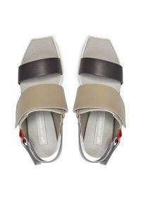 United Nude Sandały Delta Wedge Sandal 1041381616 Beżowy. Kolor: beżowy. Materiał: skóra #3