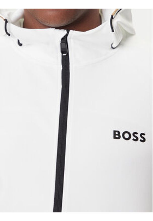 BOSS Bluza Sicon 50542948 Biały Regular Fit. Kolor: biały. Materiał: syntetyk