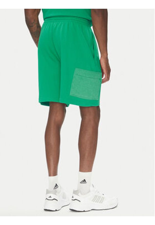 Adidas - adidas Szorty sportowe ALL SZN French Terry Colorblock JN9485 Zielony Regular Fit. Kolor: zielony. Materiał: bawełna. Styl: sportowy